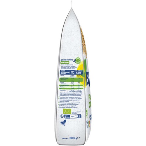 Bjorg Flocons d'Avoine Complète Bio 500g