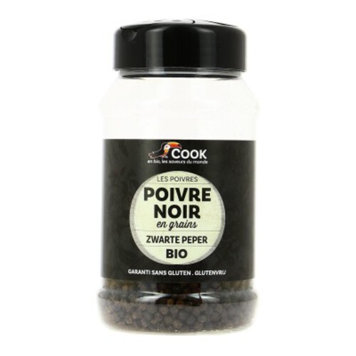 Cook Poivre Noir Grain 200g Bio