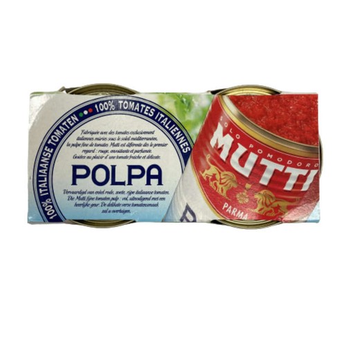 Mutti Polpa Pulpe Fine de Tomates Basilic 2x400g