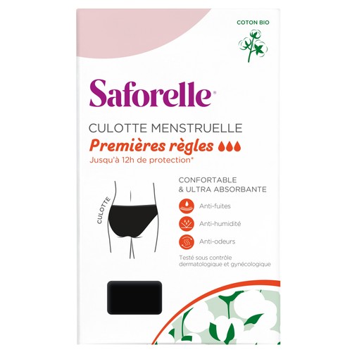 Saforelle Culotte Menstruelle Premières Règles 12-14 ans
