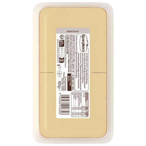RichesMonts Duo Raclette Classique Et fumée 420g