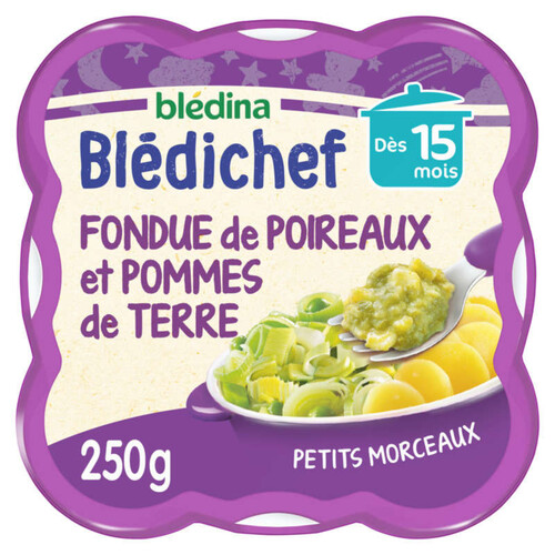 Bledina Bledichef 250G Fondue De Poireaux Et Pommes De Terre Dès 15 Mois