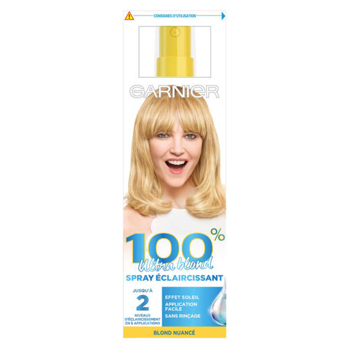 100% Ultra Blond Spray Eclaircissant Cristal Soleil