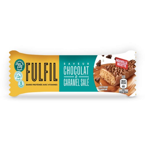 Fulfil Barre protéinée Saveur Chocolat & caramel salé 55g
