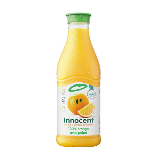 Innocent Jus d'orange avec pulpe, 100% pur jus 900ml