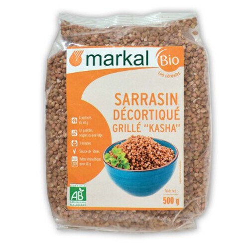 [Par Naturalia] Markal Sarrasin Décortiqué Grillé Kasha Bio 500g