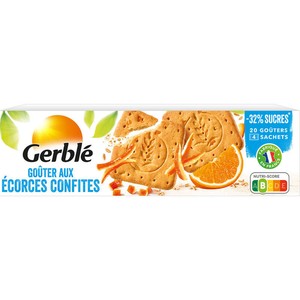Gerblé Biscuit goûter écorces confites  360g