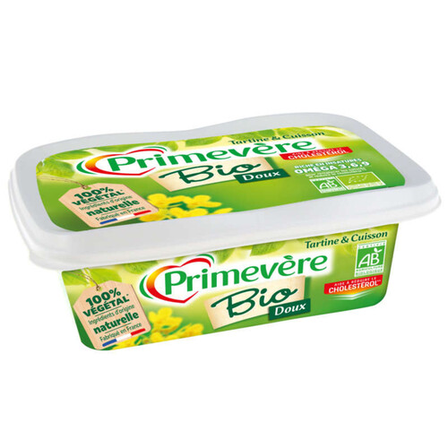 Primevère Margarine Tartine & Cuisson Bio doux 250g