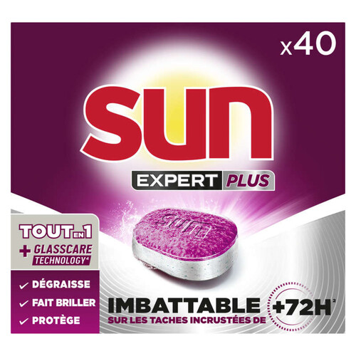 Sun Expert Plus Tablette Lave-Vaisselle Touten1 *40 700g