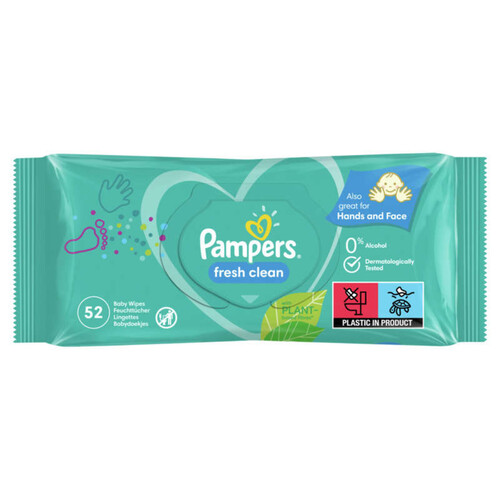 Pampers Lingettes Fresh Clean X52