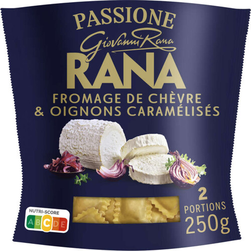 Rana Pâtes Fraiches Girasoli Fromage de Chèvre et Oignons de Tropea caramélisés 250g