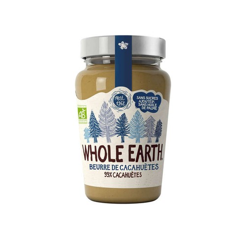 Whole Earth Beurre de cacahuètes Bio creamy 340g