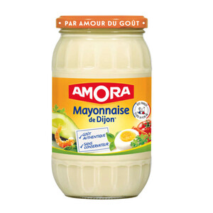 Amora Mayonnaise De Dijon Nature Œufs De Poules Élevées En Plein Air 470G
