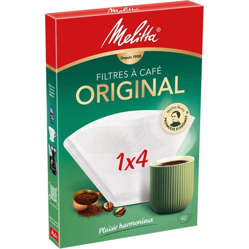 Melitta Filtres À Café Original 1x4 x40