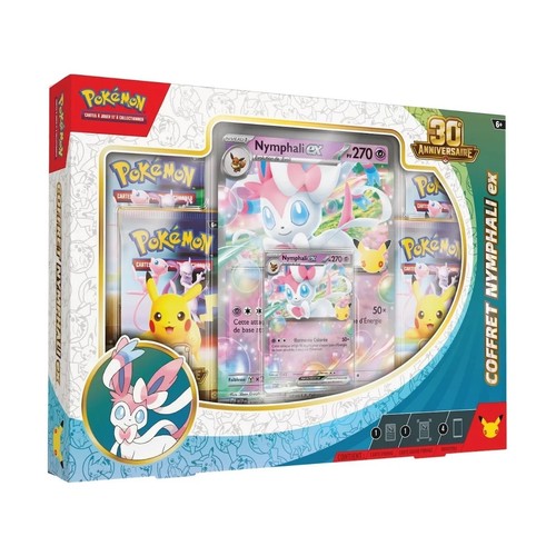 Coffret Pokémon 30e Anniversaire Nymphali-ex