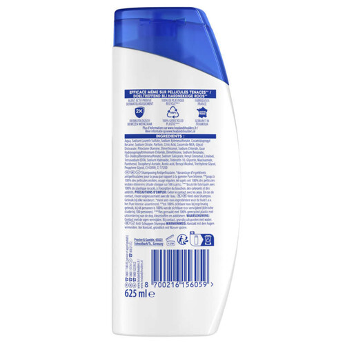 Head & Shoulders shampoing antipelliculaire classic 625ml