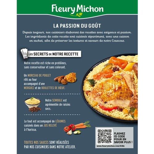 Fleury Michon Le couscous à la marocaine 450g