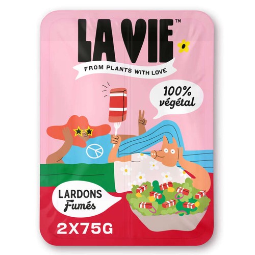 La Vie Lardon Végétaux Fume 150g
