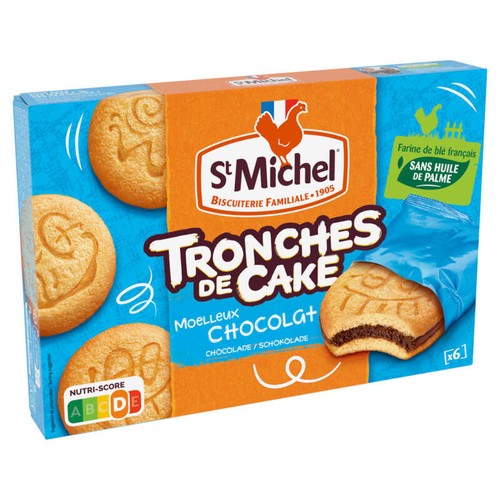 St Michel Tronches De Cake Chocolat x6