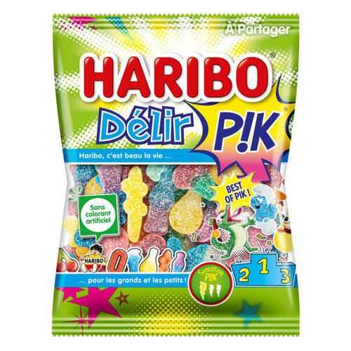 Haribo Bonbons Délir'pik 275g