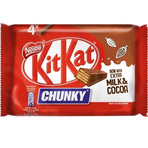 Kitkat Chunky Barre Au Chocolat Au Lait x4 - 40g