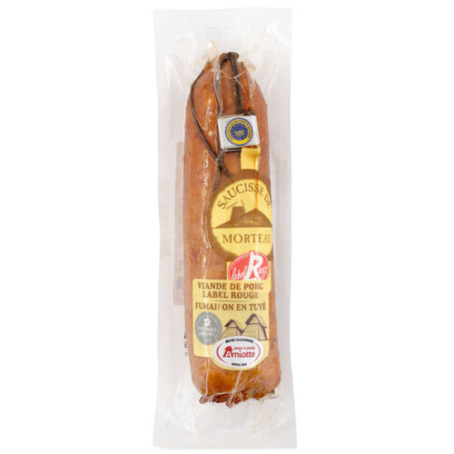 Jean Louis Amiotte saucisse de morteau chevillée label rouge 260g