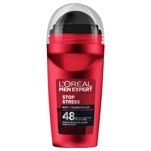L'Oréal Paris Men Expert Déodorant Homme Bille Anti-Transpirant 48H Stop Stress 50ml