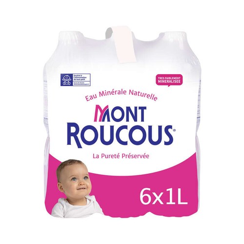 Mont Roucous Eau Minérale Naturelle 6x1L
