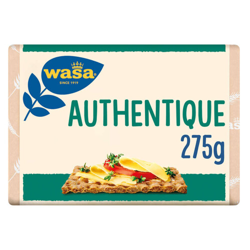 Wasa biscottes croustillantes authentique 275g