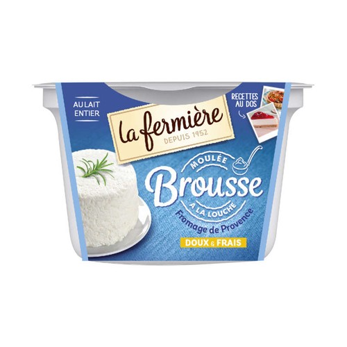 La Fermière Brousse allégée moulée à la louche 400G