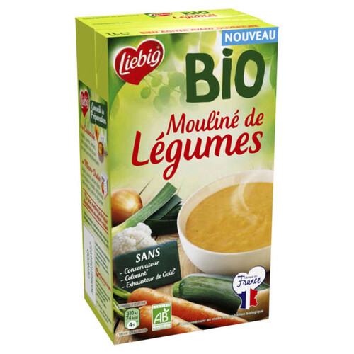 Liebig Soupe Mouliné de légumes Bio 1 L