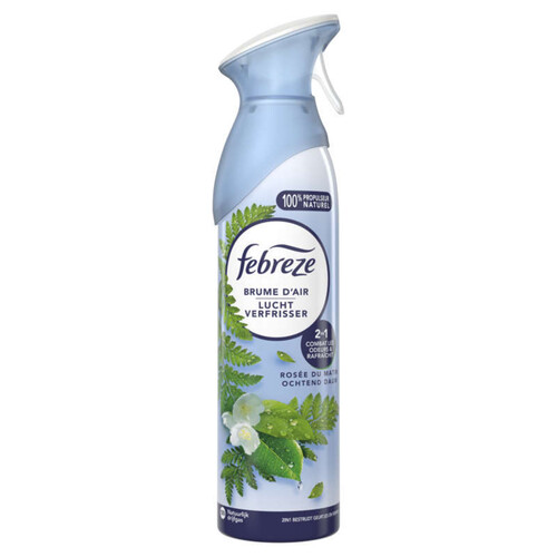 Febreze Désodorisant Brume d'Air 2en1 Rosée du Matin 185ml