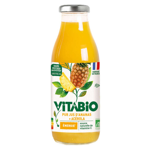 Vitabio Pur Jus d'ananas 50cl