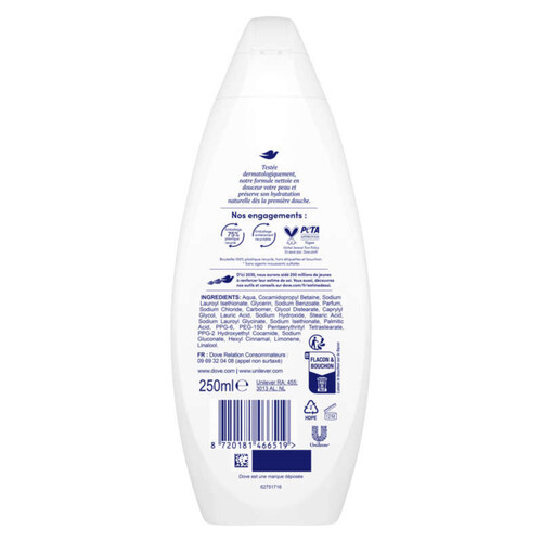 Dove Gel Douche Hydratant 250ml