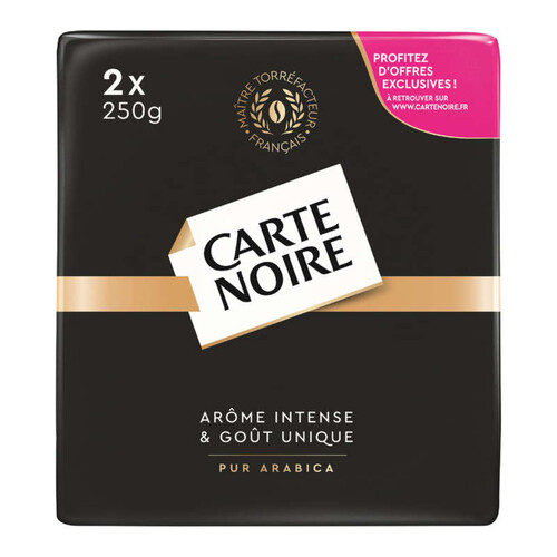 Carte Noire café moulu arome intense 2x 250g