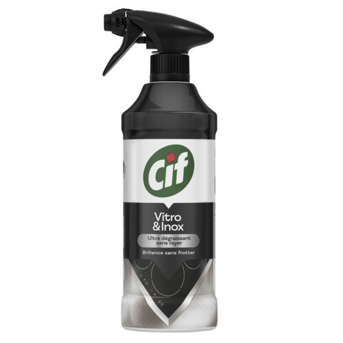 Cif Spray Nettoyant Inox Et Vitro 435Ml