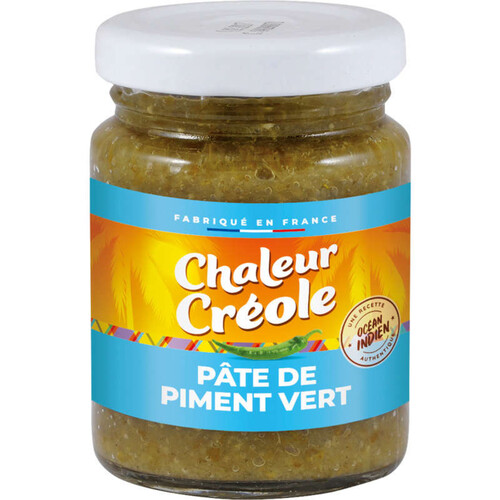 Chaleur Créole Pâte De Piment Vert 100g