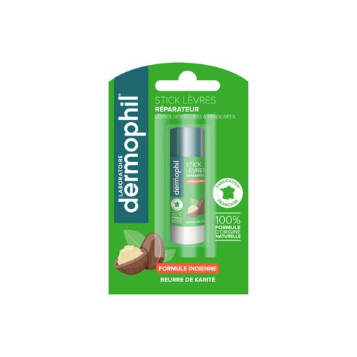 Dermophil stick à lèvres réparateur protecteur formule indienne 4g