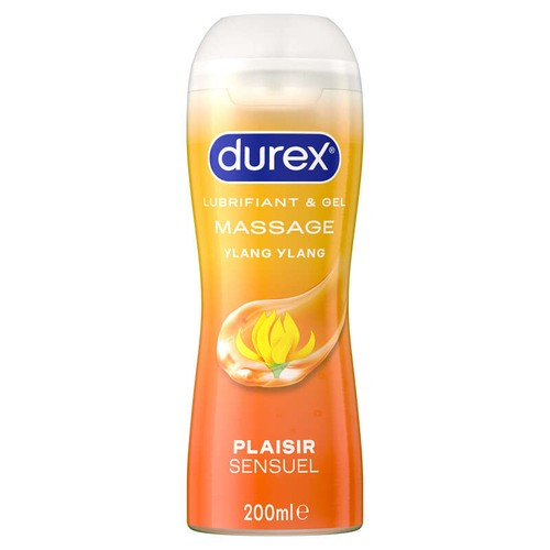 Durex Gel Lubrifiant Massage 2 en 1 Sensuel Ylang Ylang 200ml