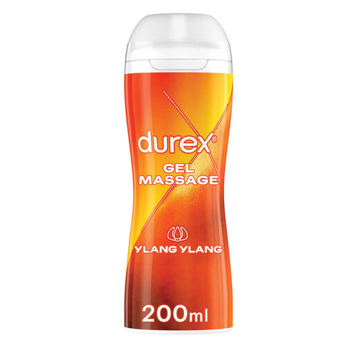 Durex Gel Lubrifiant Massage 2 en 1 Sensuel Ylang Ylang 200ml