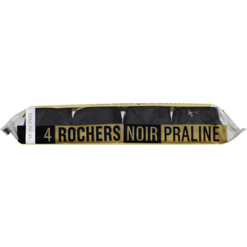 Monoprix Rochers Noir Praliné 140G