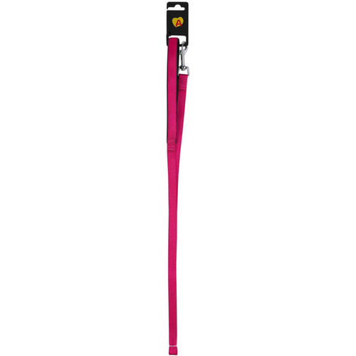 Animalis Laisse Basic Confort 25mm et 100cm pour Chien Fuchsia