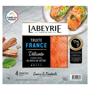 Labeyrie Truite Fumée Au Bois De Hêtre 4 Tranches - 120g