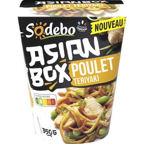 Sodebo Plat Cuisiné Au Poulet Teriyaki 350g