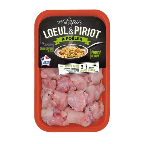 Loeul & Piriot Éminces de Lapin à Poêler 220g