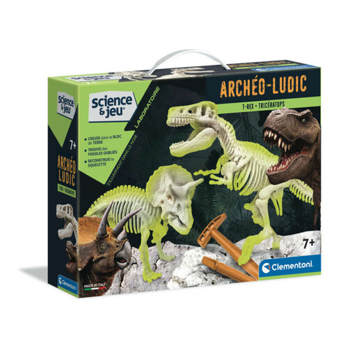 Clementoni Archéo-Ludic T-Rex Et Tricératop