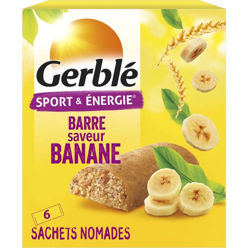 Gerblé Sport Barre saveur Banane 150g
