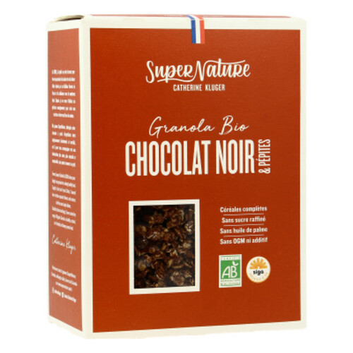 [Par Naturalia] Catherine Kluger Granola Chocolat Noir & Pépites 350G Bio