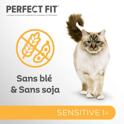 Perfect Fit Sachet Repas Poulet Saumon Pour Chats Stérilisés 4x85g