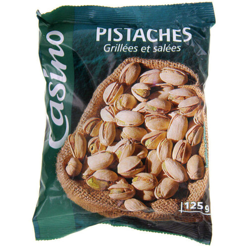 Casino Pistaches grillées - Salées - 125g